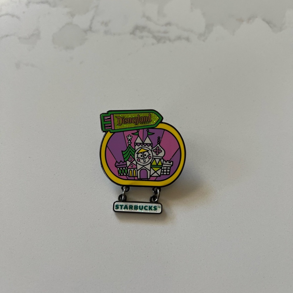 NEW 2025 Disney DLR Starbucks Disneyland Mystery Pin Small World Attractions